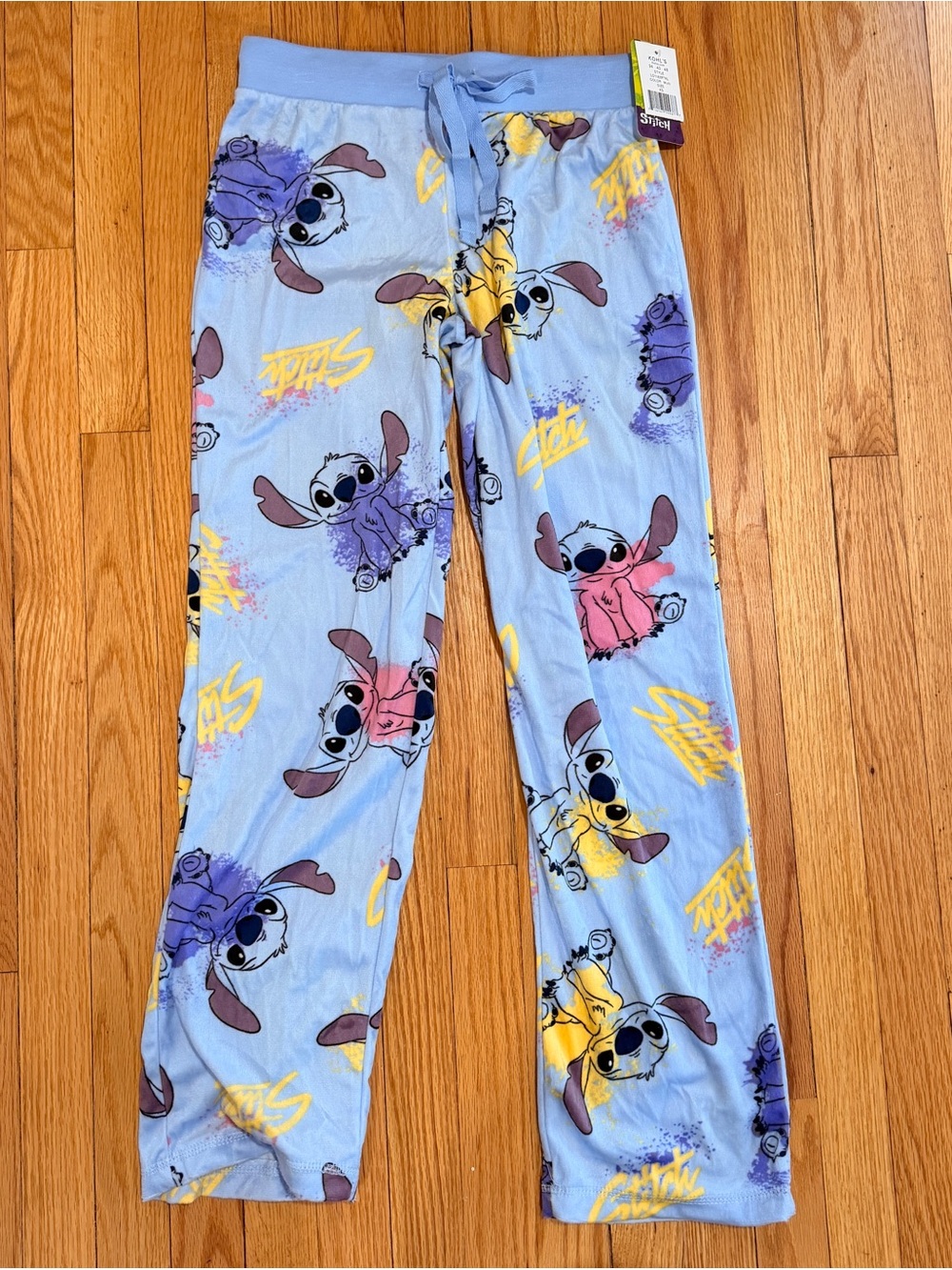 Lilo & Stitch Light Blue Character Pajama Pants